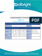 BSBCRT511 Assessment (Word Version) BSBCRT511-Assessments-V1.0