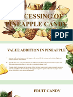 Pineapple Candy Processing