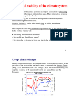 States and Stability of the Climate System