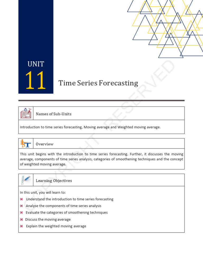 Time Series Forecasting Techniques Explained | PDF | Forecasting | Time ...