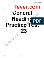Ieltsfever General Reading Practice Test 23 PDF