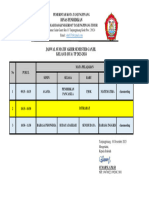 Jadwal Pas Kelas 2