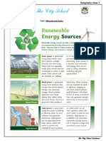 Worksheet 4-Renewable Energy Sources