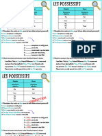 Homework Les Possessifs 6e