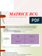 MATRICE BCG