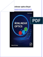 (Download PDF) Nonlinear Optics Boyd Online Ebook All Chapter PDF