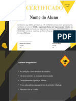 NR18 - Certificado