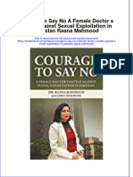 (Download PDF) Courage To Say No A Female Doctor S Battle Against Sexual Exploitation in Pakistan Raana Mahmood Online Ebook All Chapter PDF