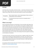 1-9 Arrays - Learn Web Development - MDN