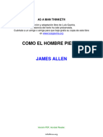 Como Un Hombre Piensa, Asi Es Su Vida Autor James Allen