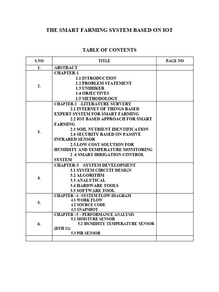 The Smart Farming System Based On Iot | PDF | Internet Of Things ...