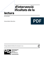 Àmbits D'intervenció de Les Dificultats de La Lectura PRÀCTICA 2