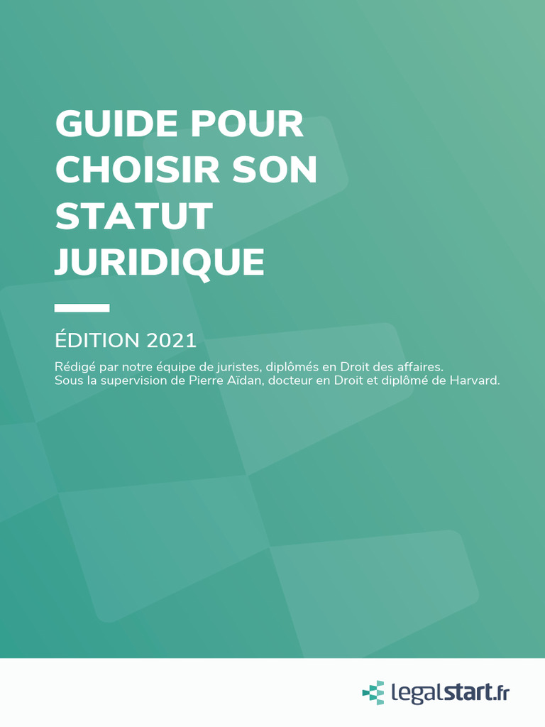 Choisir son statut juridique d'entreprise | PDF | Entreprise ...