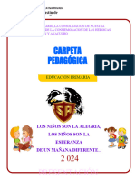 Carpeta Pedagogica 2024 San Agustín de Hipona 2do.