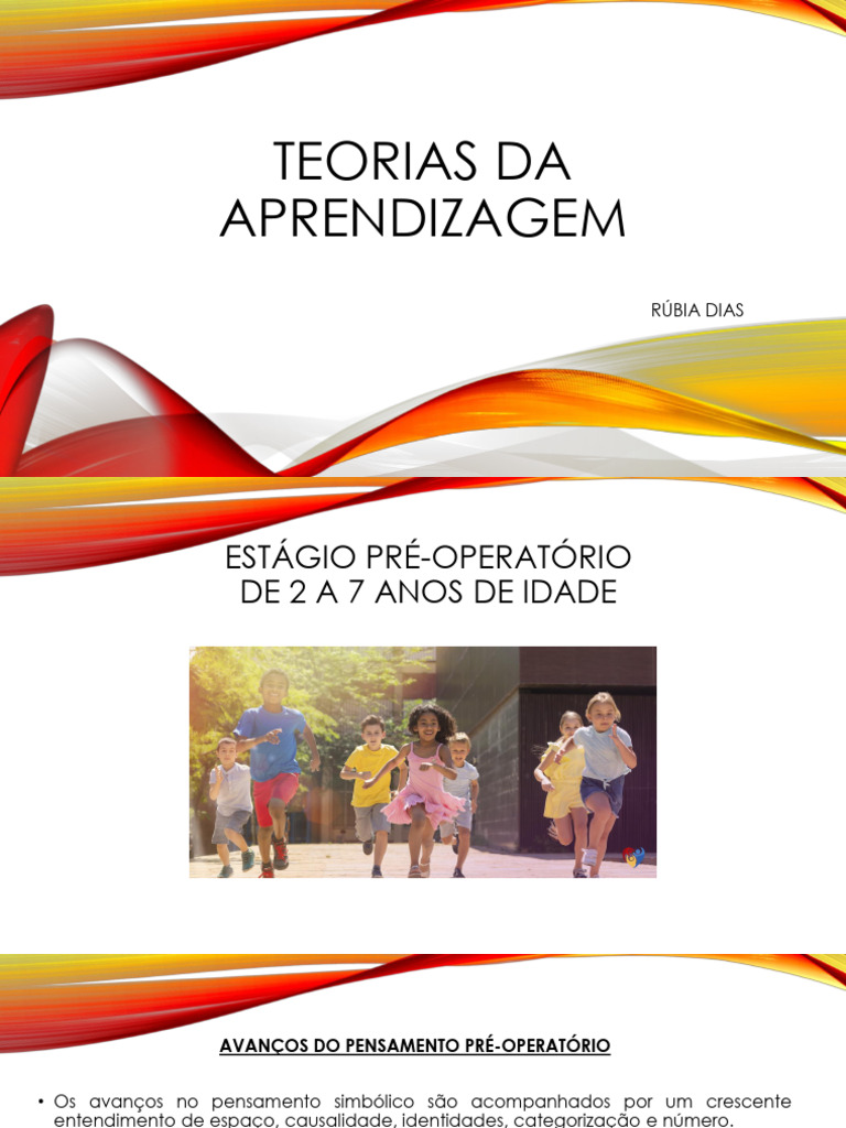 Teorias Da Aprendizagem-Piaget - 2 | PDF | Pensamento | Memória