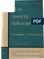 Cristologia y Soteriologia - Ignacio González