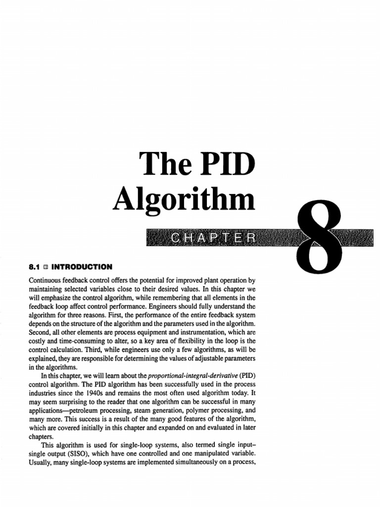 Understanding the PID Control Algorithm | PDF | Control Theory | Feedback