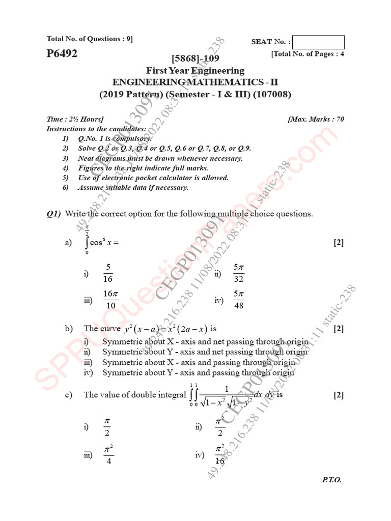M2 Pyq | PDF | Coordinate System | Sphere