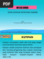 Panduan Penulisan Innote dan Footnote | PDF | Ilmu Sosial