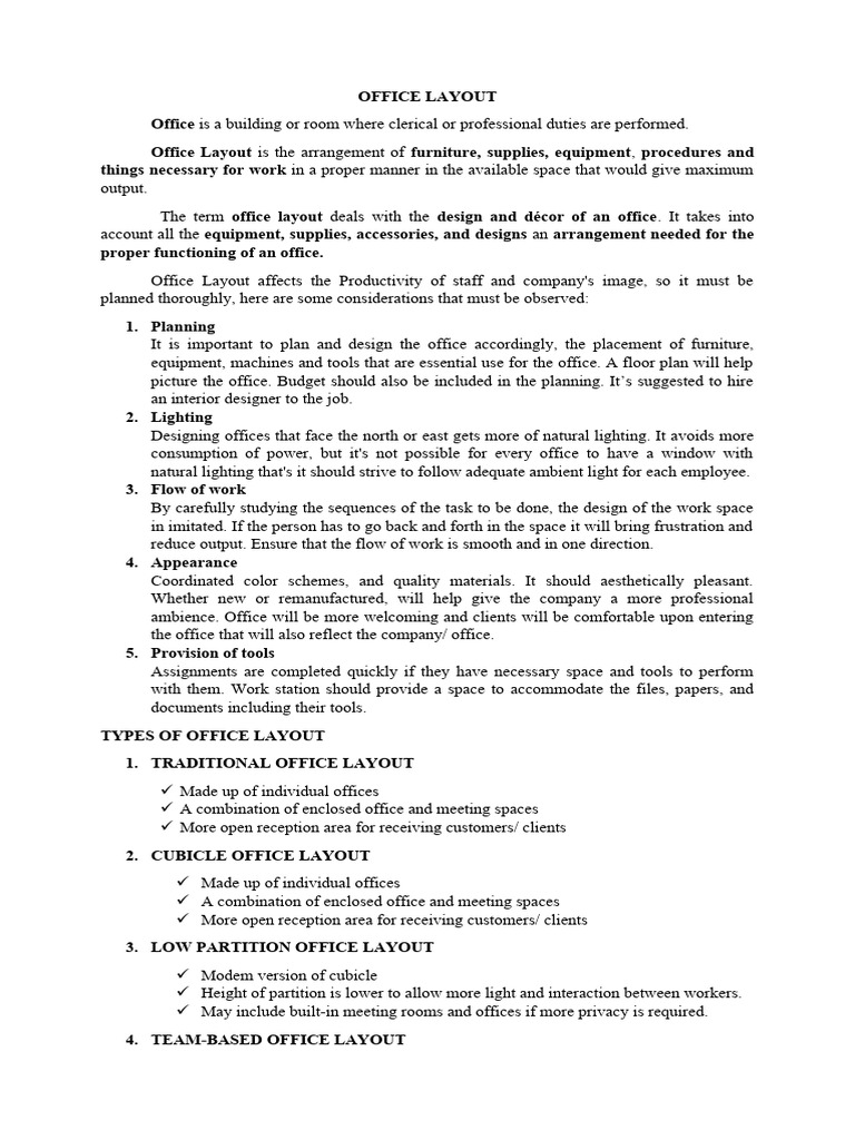 Office layout shop layout pdf retail supermarket