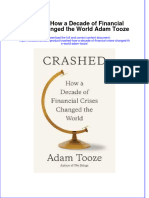 (Download PDF) Crashed How A Decade of Financial Crises Changed The World Adam Tooze Online Ebook All Chapter PDF