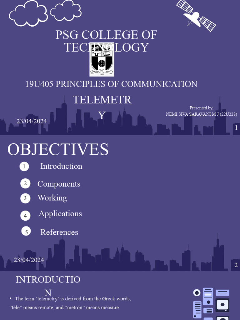 Principles of Telemetry Explained | PDF | Modulation | Telemetry