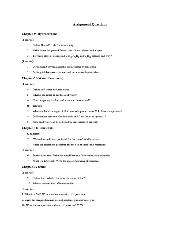 Assignment Questions New 2nd Sem | PDF | Technology & Engineering