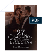 27 Cosas Que No Dije y Que Tu Querias Escuchar Spanish Edition - Emma Montgomery
