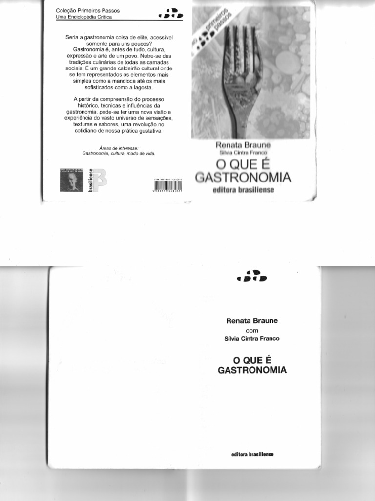 Livro - O Que É GAstronomia - Renata Braune | PDF
