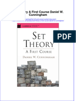 (Download PDF) Set Theory A First Course Daniel W Cunningham Online Ebook All Chapter PDF