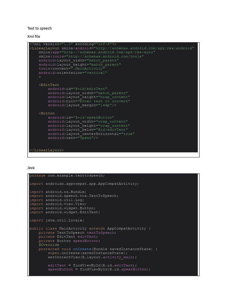 Text to speech pdf android operating system computer science