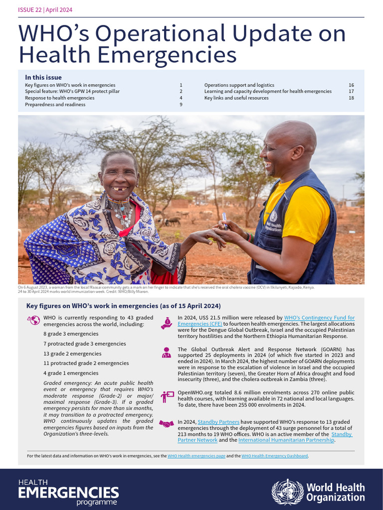 Who Wou Apr 2024 | PDF | World Health Organization | Non Communicable ...