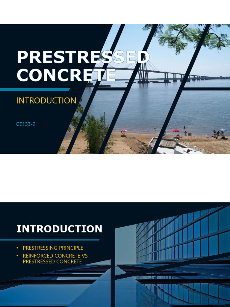 1 - Introduction To Prestressed Concrete Design | PDF | Prestressed ...