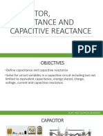 Module 5 - Capacitor, Capacitance and Capacitive Reactance