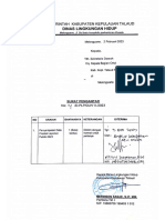 SK Kepala Dinas Lingkungan Hidup Nomor 8 Tahun 2023 tentang Standar Pelayanan Publik di Lingkungan Dinas Lingkungan Hidup Kab. Kepl. Talaud