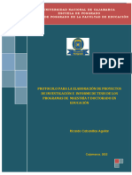 Protocolo Unidad de Postgrado Educacion