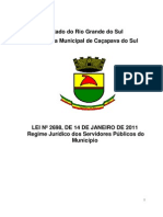 Estado Do Rio Grande Do Sul Prefeitura Municipal de Caçapava Do Sul