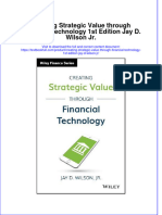 [Download pdf] Creating Strategic Value Through Financial Technology 1St Edition Jay D Wilson Jr online ebook all chapter pdf 