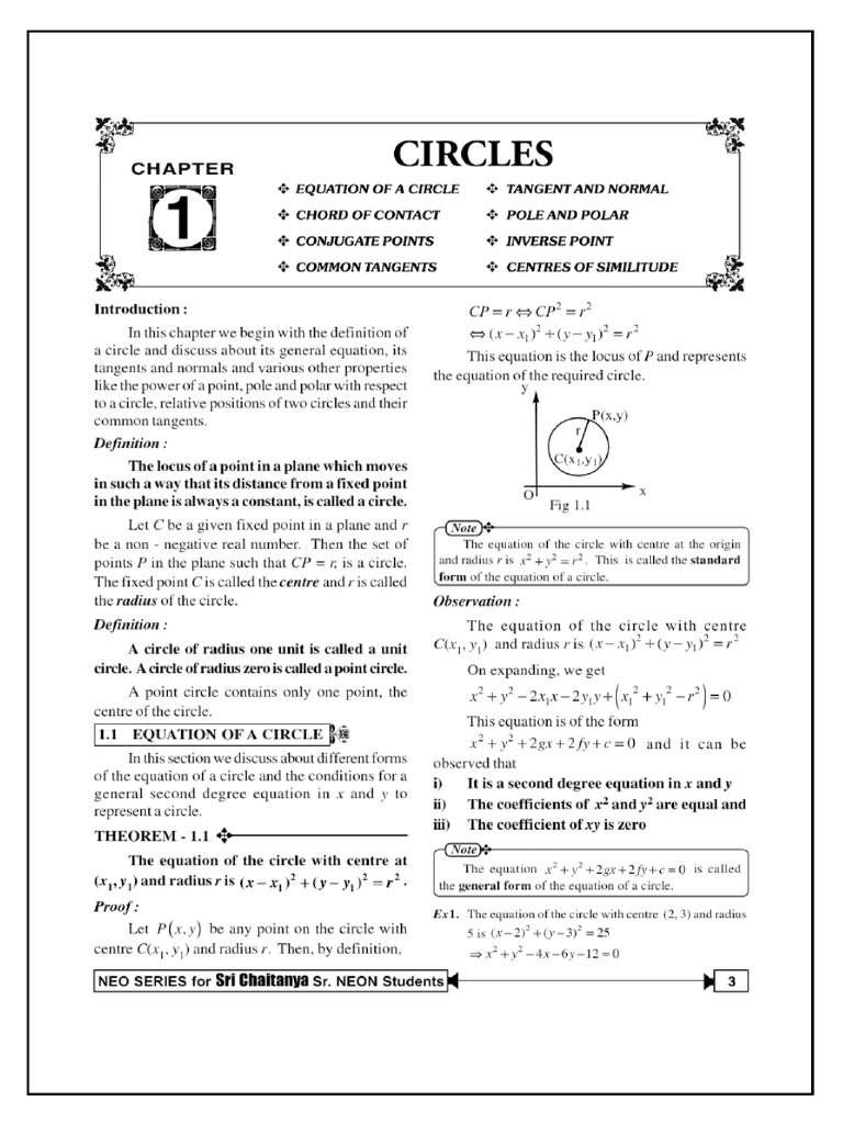 11) Circles | PDF