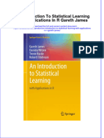 (Download PDF) An Introduction To Statistical Learning With Applications in R Gareth James Online Ebook All Chapter PDF