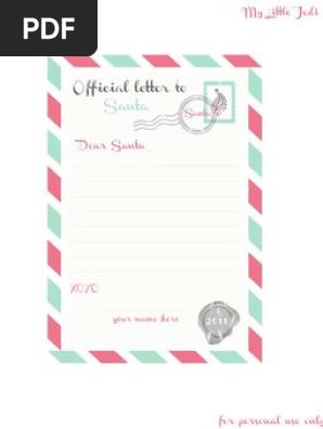 Letter for Santa