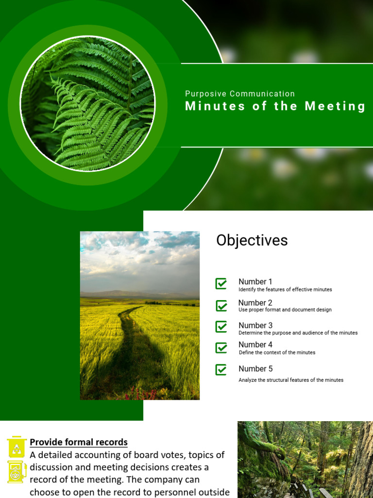 Effective Meeting Minutes Guide | PDF | Goal | Information