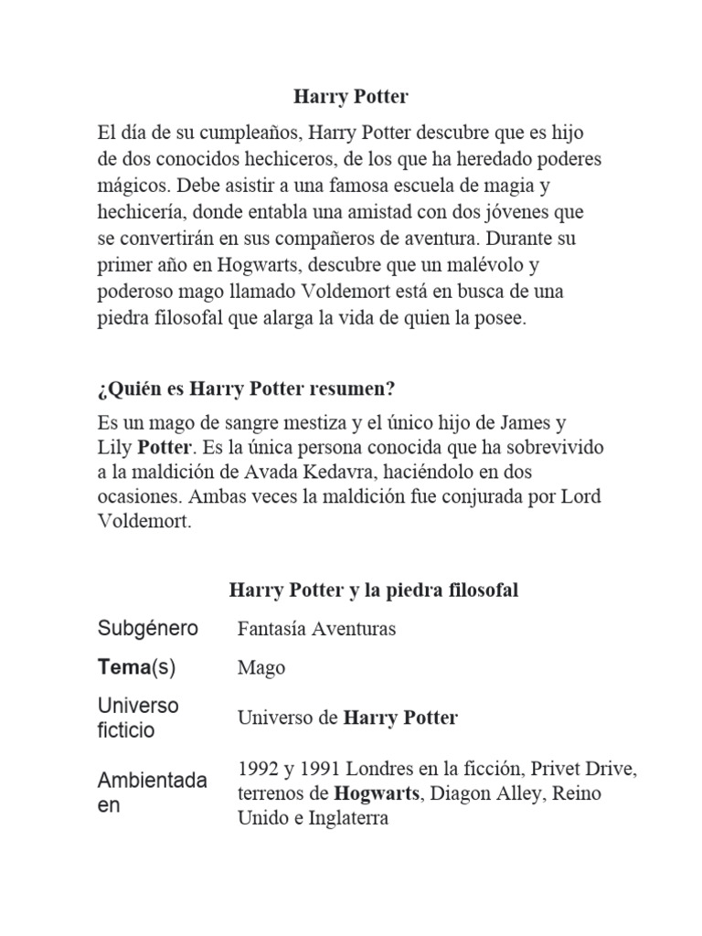 Harry Potter | PDF | Harry Potter | Mundos de fantasía