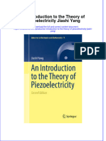 (Download PDF) An Introduction To The Theory of Piezoelectricity Jiashi Yang Online Ebook All Chapter PDF