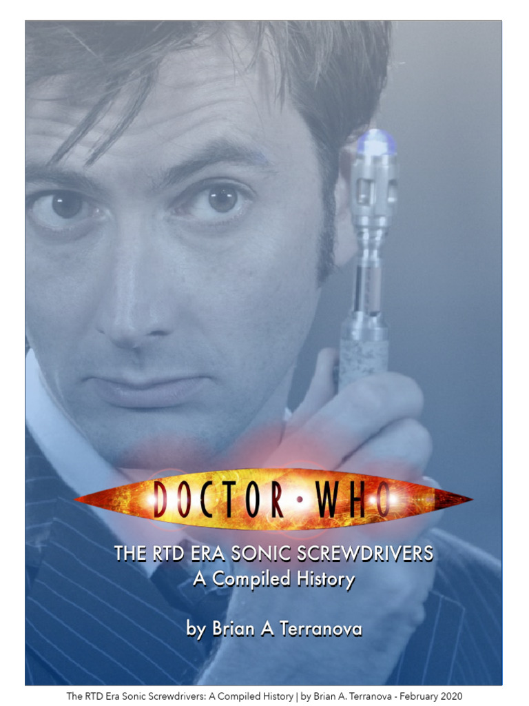 RTD Era Sonic Screwdriver History PDF Doctor Who Doctor Who Stories