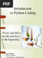 Python I