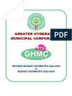 New GHMC Budget 2023 24