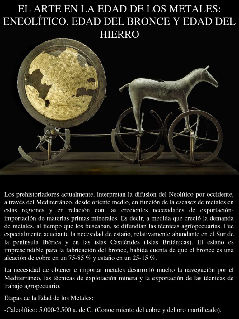 Arte en la Edad de los Metales | PDF | Cobre | Rieles