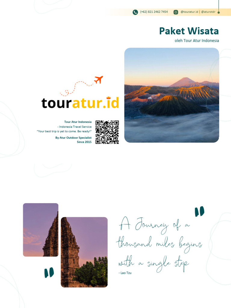 Paket Wisata Tour Atur Indonesia | PDF