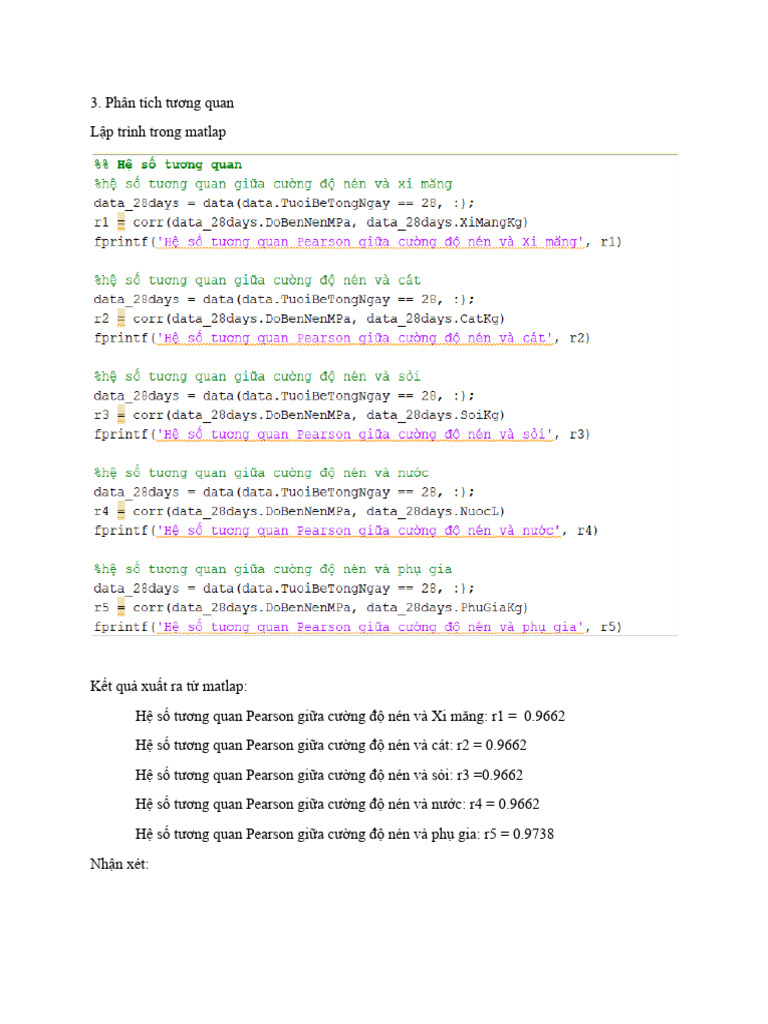 3.Hệ số tương quan Pearson | PDF
